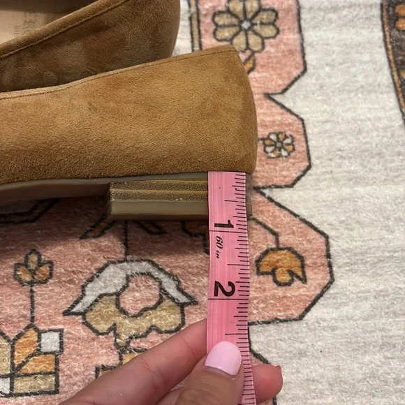 ✨ Crown Vintage ✨ Penelope Brown Suede Leather Perforated Flats Loafers Size 6.5 - Picture 12 of 12